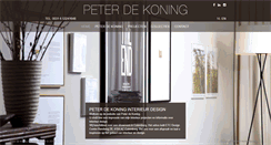 Desktop Screenshot of peterdekoning.com